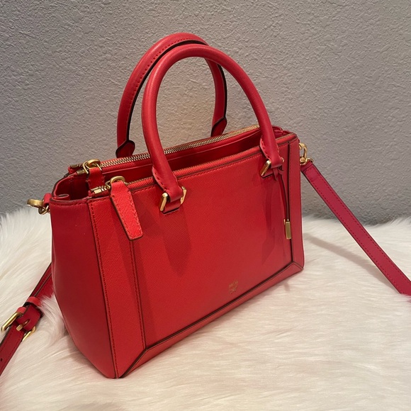 MCM Shoulder Crossbody Leather Bag